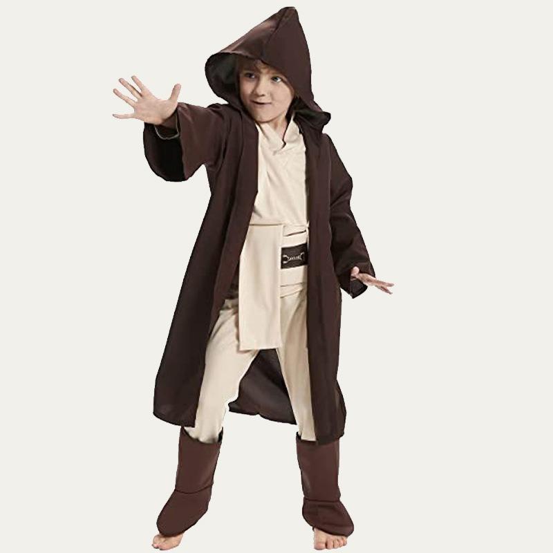 Hot-selling Halloween Costumes for Children Jedi Knight Star Wars Classic Characters for Children