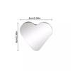 Blind Spot Mirror Heart-shaped 360° Car Side Rear View Mirror Car Accessories