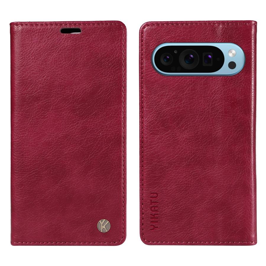 Премиальный кожаный прочный магнитный чехол для телефона Google Pixel 9 Pro Pixel 8 8 Pro 9A 8A 7A Pixel 6 6A Pro чехол-кошелек с подставкой и отделениями для карт