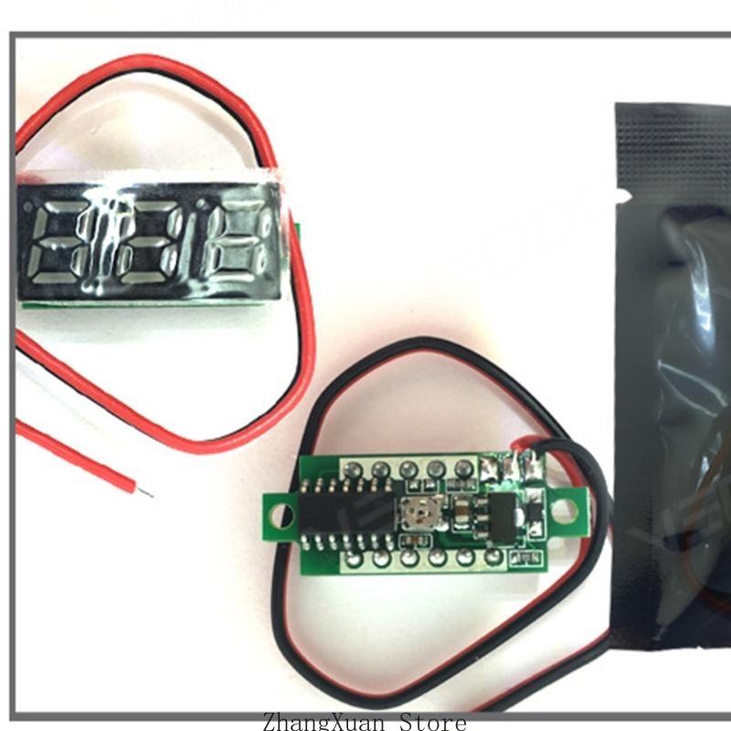 DC2.5V-30V Voltmeter 0.28" LED Digital Volt-Instrument Tool Tester Meter 3XUF