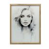 Beautiful Woman Beautiful Woman, 50X70 Cm, Black Aluminum Frame, 230 Gsm Matte Paper