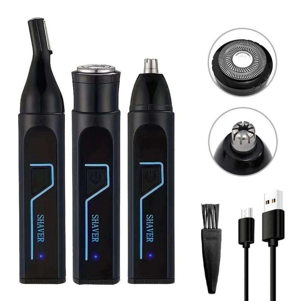 Многофункциональная электробритва 4-в-1 с зарядкой от USB для безболезненного удаления волос по всему телу