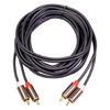 Кабель 2RCA разной длины 2RCA на 2RCA Разветвитель Провод Папа-Папа AUX Проводная Линия для Домашнего Кинотеатра Динамика