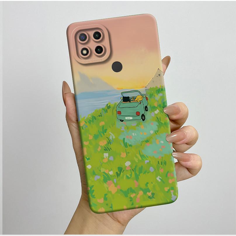 Phone Cases For Xiaomi Redmi 9C NFC 10A Fashion Butterfly Flowers Soft Silicone Back Cover For Redmi 9C Shockproof Coques Fundas
