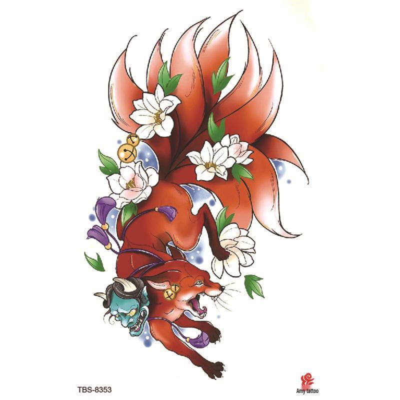 Набор маленьких водостойких тату-наклеек с тотемами и символами для предплечья