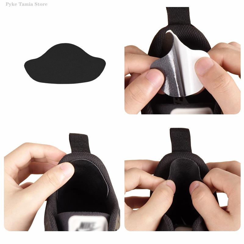 4pcs Sports Shoes Repair Stickers Suede Heel Protector Anti-Wear Repair Holes Self-adhesive Patches Insoles Pad Foot Care Insert