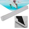 Universal 10 Inch Longboard Surfboard Single Center Tail Fin Box Plug Holder Nylon (White)