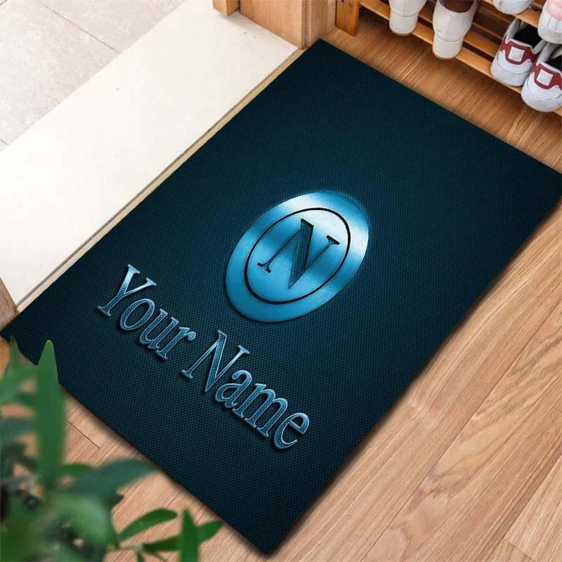 SSC Napoli Custom Name Carpet Rug for Living Room Bedroom Home Sofa Decoration,Kids play Non-slip Floor Mat