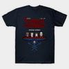 Мужская черная футболка с принтом The Upside Down Печать на трансферной бумаге без вырезания Хлопковая футболка