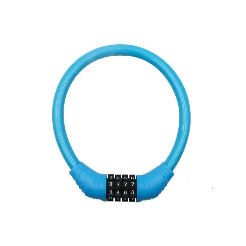 Противоугонный 4-значный кодовый велосипедный замок - Портативный безопасный навесной замок для шоссейных велосипедов, необходимый велосипедный аксессуар