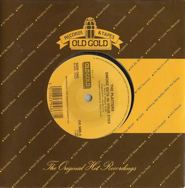 7-дюймовые ПЛАСТИНКИ - Smoke Gets In Your Eyes / My Prayer OG9486 Old Gold 1985 UK Соул/Фанк Б/У