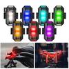 2Pcs LED Strobe Drone Lights 7 Colors USB Rechargeable Aircraft Warning Light Riding Flying Anti-Collision Tail Lights for Aircraft Motorcycles