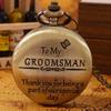 2pcs/set, Retro Fashion Men's Pocket Watch ‘To My GROOMSMAN’ Necklace Pendant Quartz Pocket Watch, Ideal Choice for Gifts To Men.