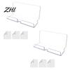 Office Charging Organizer Acrylic Tablet Wall Mount Holder, Universal Mounted Smartphone Stand, Space Saving Cable And Hole for Living Room Dock