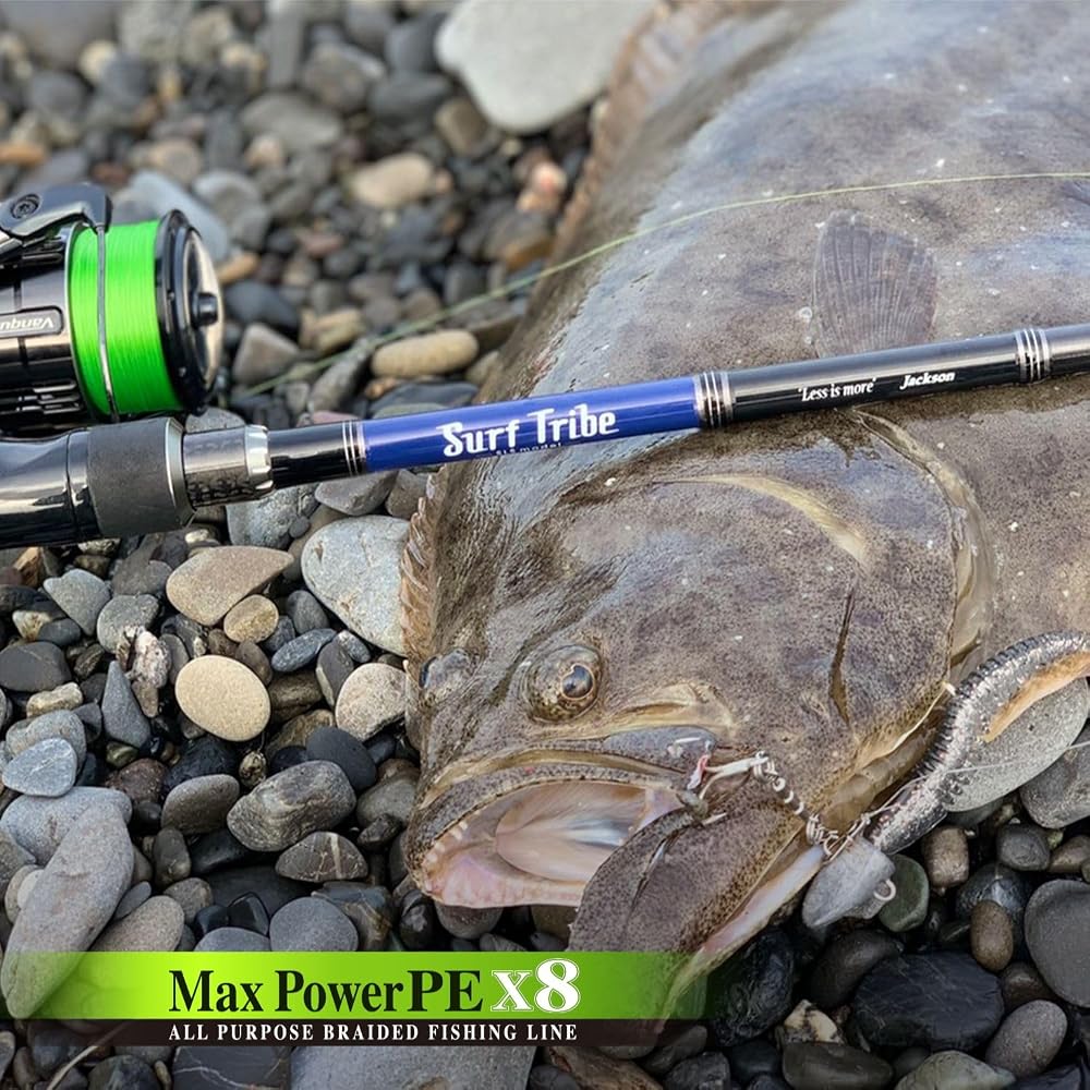 Varivas Max Power PE X8 Lime Green Fishing Line 200m 1.0mm