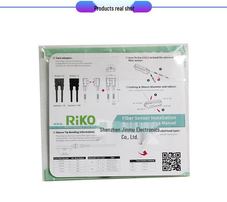 Новый светоотражающий оптоволоконный датчик RIKO PRA-320-S15Q, резьба M3