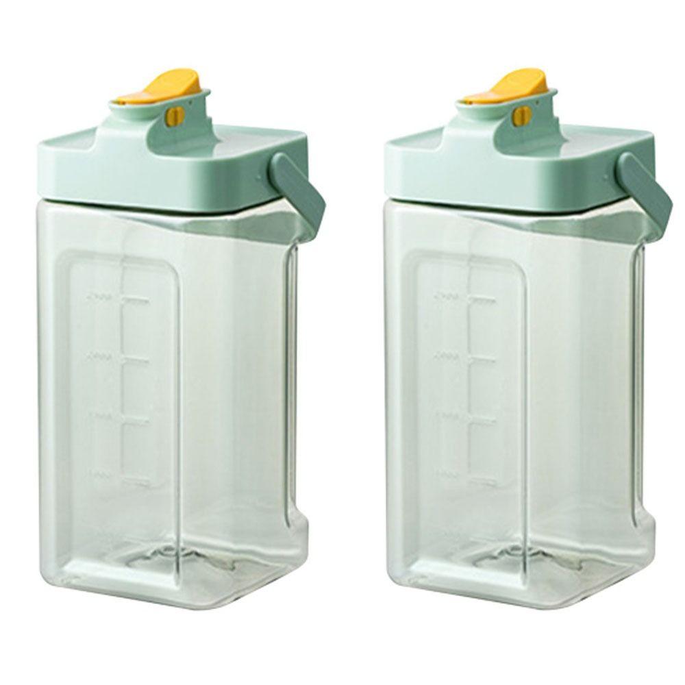 2 Pcs With Faucet Fridge Cold Kettle 3.5L Juice Container Durable Cold Water Bottle  For Home