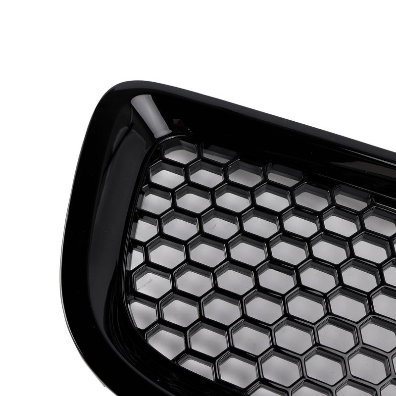 Artudatech Gloss Black Front Bumper Honeycomb Grille Grill Fit Volvo S40 V50 2008-2012