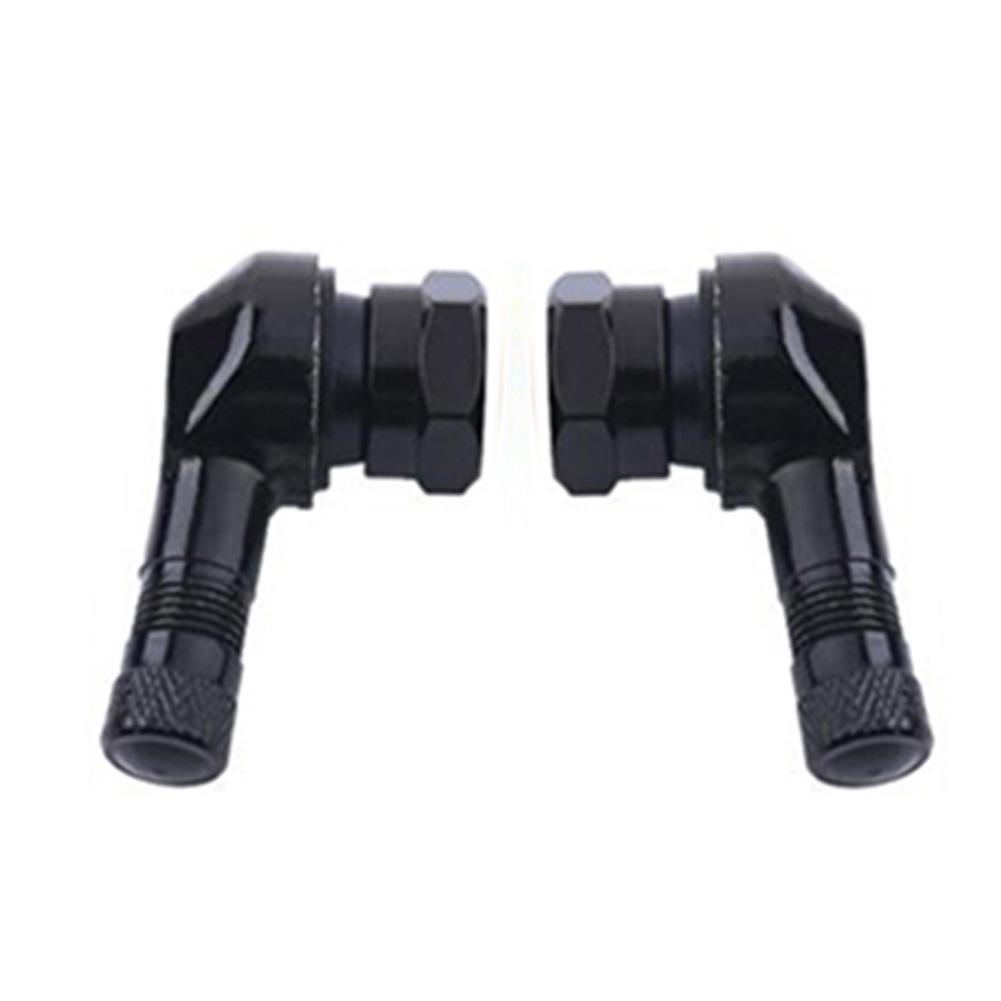 1 Pair Universal Motorcycle Wheel Tire Valves Stem Cap Air Tire Cover 90 Degree 17mm CNC Aluminum Tubeless Valve Stems 7 Color