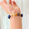 12Mm Design Natural Lapis Lazuli Citrine Obsidian Bracelet Bracelet