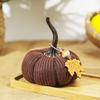 Mini Knit Pumpkins Desktop Ornaments Autumn for Fall Thanksgiving Harvest Artificial Pumpkin Crafts Festival Halloween