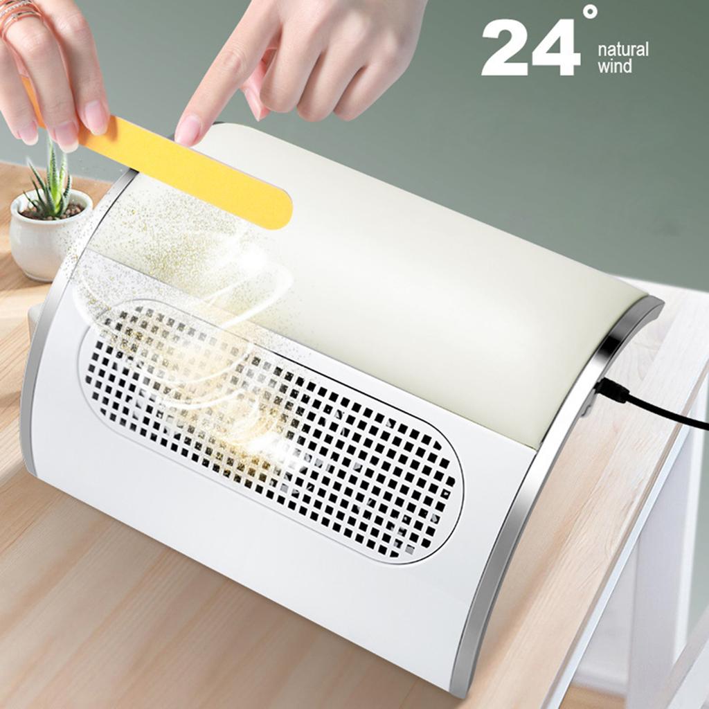 Пылеуловитель для ногтей Пылесос для пылесоса Nail Art Salon Suction Dust Machine с 3 вентиляторами Маникюр 2 пыли