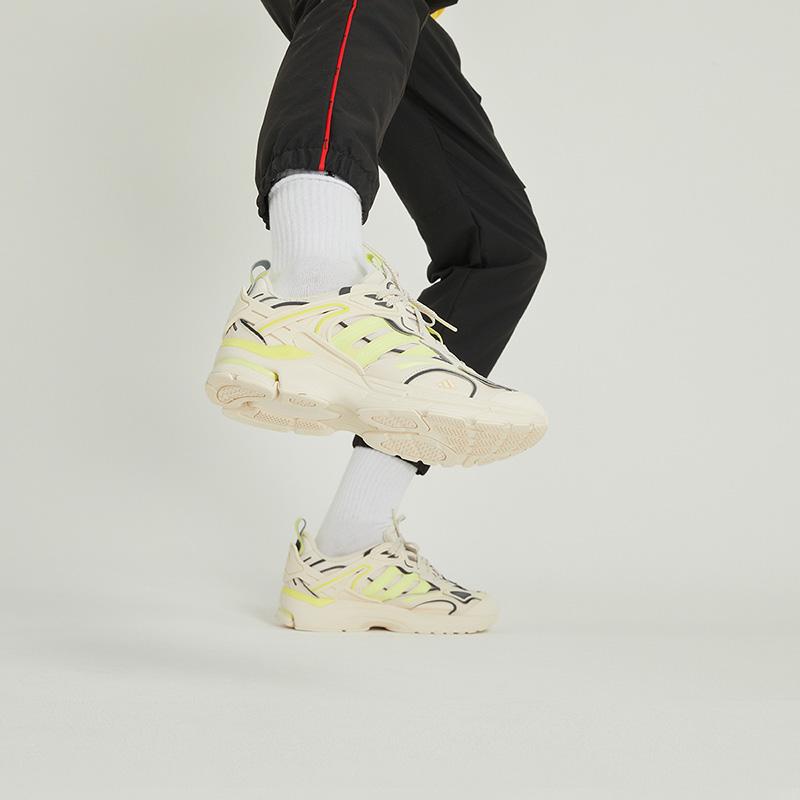 adidas Spiritain 2000 Ретро Амортизация Нескользящие Износостойкие Дышащие Легкие Низкие Повседневные Кроссовки для Бега Унисекс Белый Зеленый GX8531