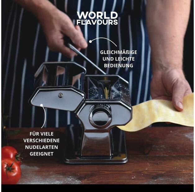 Pasta Machine KitchenCraft World Of Flavours Italian Deluxe (KCMACH2)