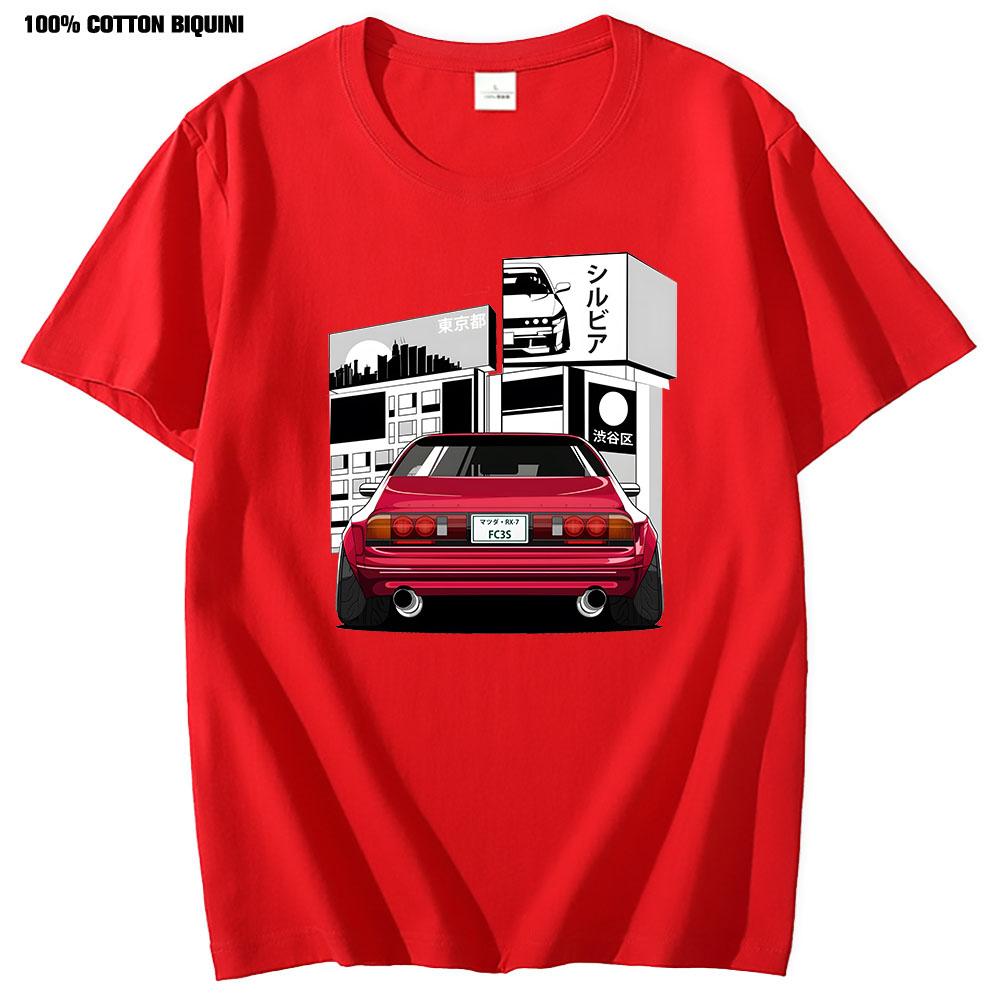 Аниме футболка Fragment футболка Белая Jdm Boost Turbo Японские Автомобильные Фанаты Гоночная Футболка с Коротким Рукавом Оверсайз Футболка