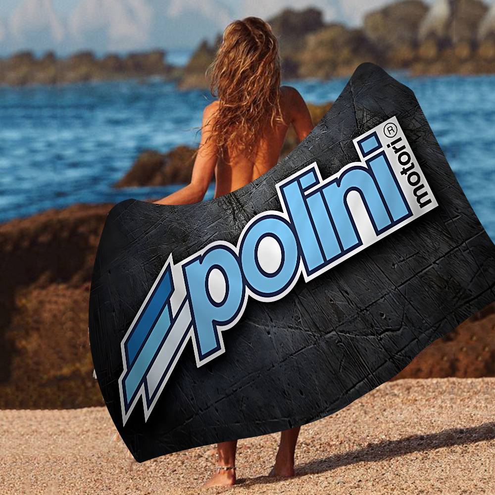 P-Polini-Italy S-Скутер Полотенце для ванны Микрофибра Мягкое Впитывающее Воздухопроницаемое Для Девочек Детей Декоративное Мультяшное Пляжное Полотенце
