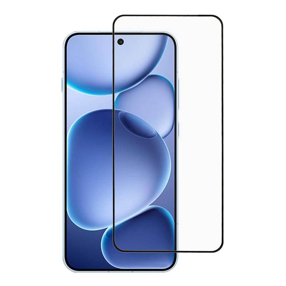 For Oppo Find X8s 5G Tempered Glass Electroplating Anti-Fingerprint Silk Printing Full Glue Screen Protector
