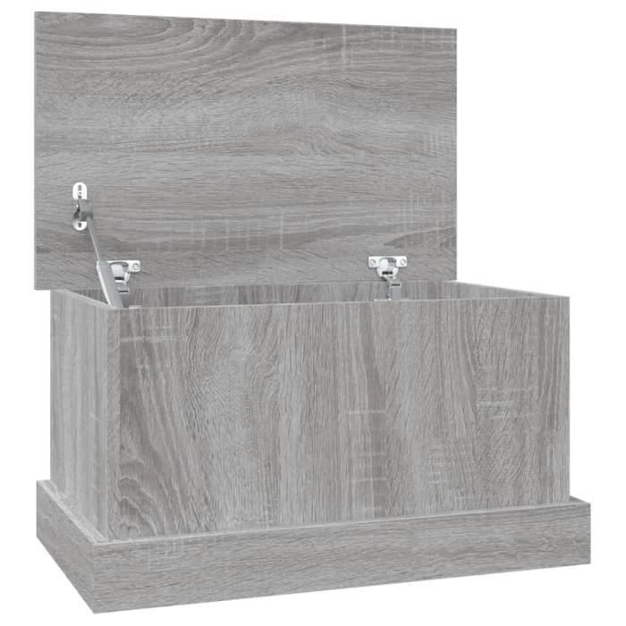 VidaXL Storage Box Sonoma Grey 50x30x28 Cm Engineered Wood 816502