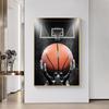 Баскетбольная мечта в стиле поп-арт, холст, картина, настенная живопись, постеры и принты для жизни, детская спальня, прикроватная тумбочка, украшение для дома без рамки