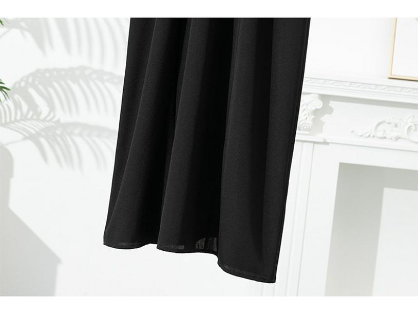 Women's Short Sleeve Real Silk Dress - Loose Fit, Solid Color, Round Neck, Long Length