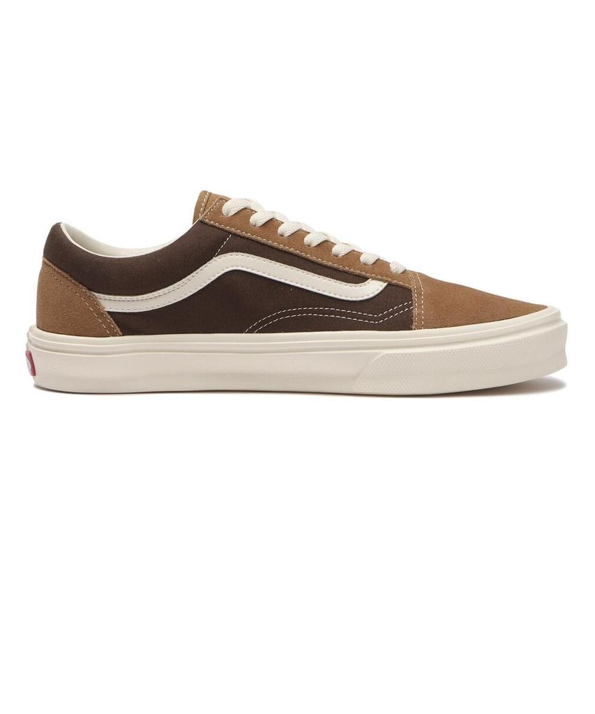 672835-0007 Vans Old Skool Lite "Коричневый/Кремовый" (V36 ЛАЙТ) (Мужской)