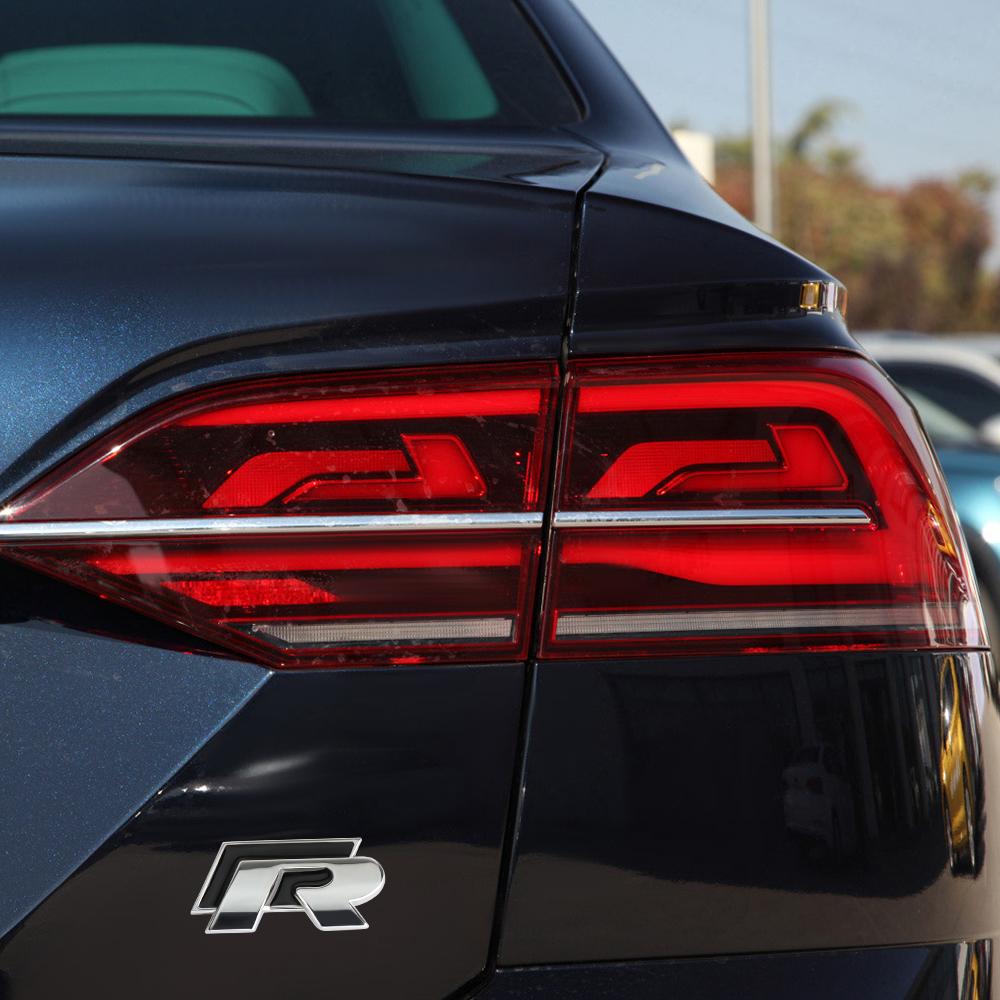 2026 New For VOLKSWAGEN VW 1pc 3D Car Front Grille Emblem Tail Rear Trunk Badge Sticker for Volkswagen VW R Rline Logo Golf 7 5