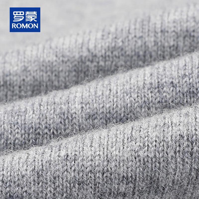 ROMON Мужской толстый пуловер с V-образным вырезом из 100% кашемира