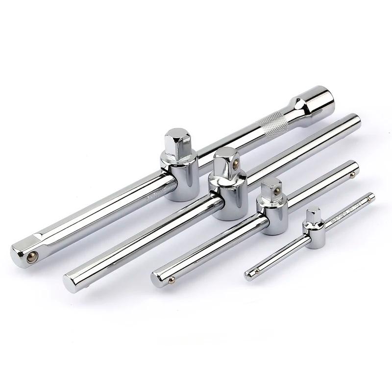 1/4" 3/8" 1/2" Socket Wrench Extension Drive Socket Wrench Extension Sliding T Bar Auto Driver & Car Repair Tools Crv Material