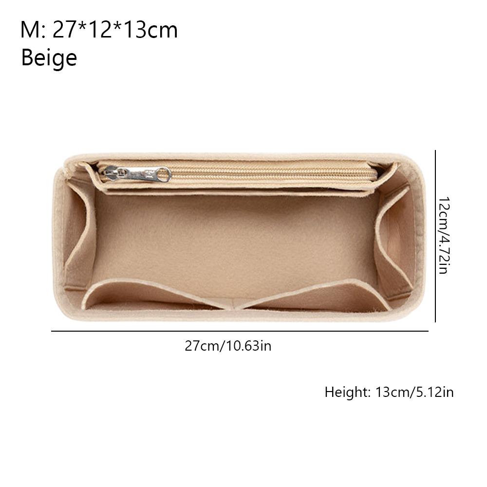 Фетровая сумка-вставка для сумочки, большая вместимость, много карманов, внутренняя сумка, организация хранения, портативный вкладыш для кошелька для Loewe Puzzle