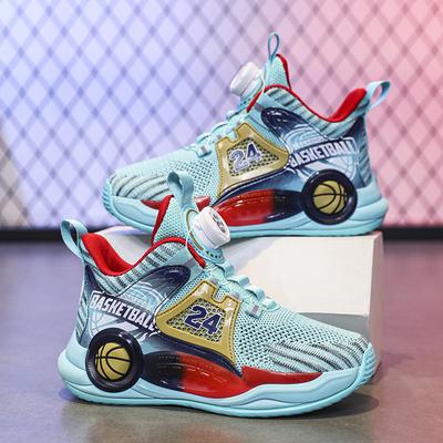 Обувь для мальчиков новая детская баскетбольная обувь сетчатая дышащая нескользящая спортивная обувь профессиональная тренировочная обувь