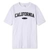 West Coast Of California Mens T-Shirts Breathable Loose Shoulder Drop T-Shirts 100% Cotton T-Shirt Pattern Sweat Tops 80530
