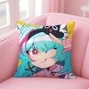 Animated NNeverness To Everness Cute ICONS Cushion Cover Pillow Case Soft Friendly Fabric  Concealed Zipper