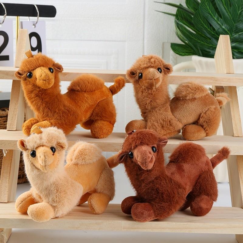 Cute Camel Plush Toy Animal Pendant With Soft Velvet For Backpack Accessories