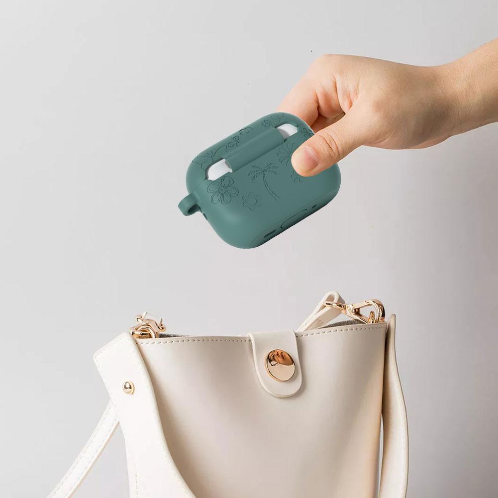 Специальный силиконовый защитный чехол для AirPods Pro 3 360 ° Всесторонний+Встроенный амортизирующий угол Улучшенная защита от падений