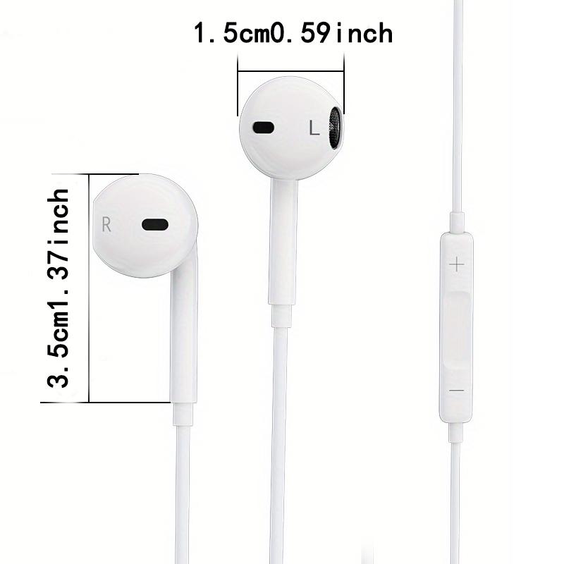 Проводные наушники Type-C для мобильных телефонов iPhone 16/15, внутриканальные, для iPad, с плоской головкой, Samsung, , vivo, OPPO. OnePlus