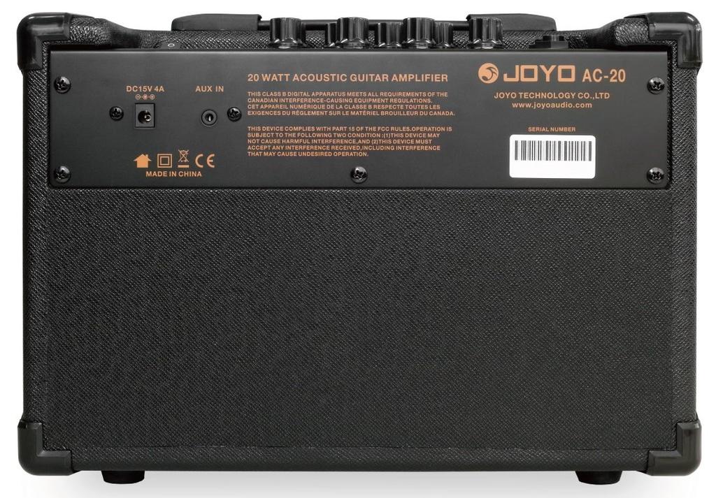 Усилитель для акустической гитары JOYO Усилитель для акустической гитары AC-20