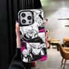 Синий мягкий чехол-бампер L-Lock Shidou Ryusei для iPhone 15 16 17 Pro Max 17Air 16E 14 Plus 13 12 Mini Ударопрочная задняя крышка