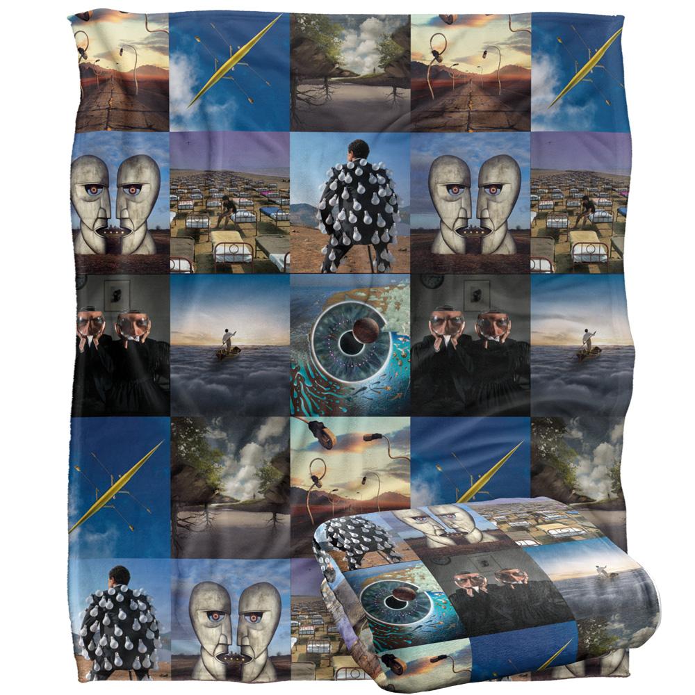 Pink Floyd Later Years Silky Patterned Supersoft Blanket