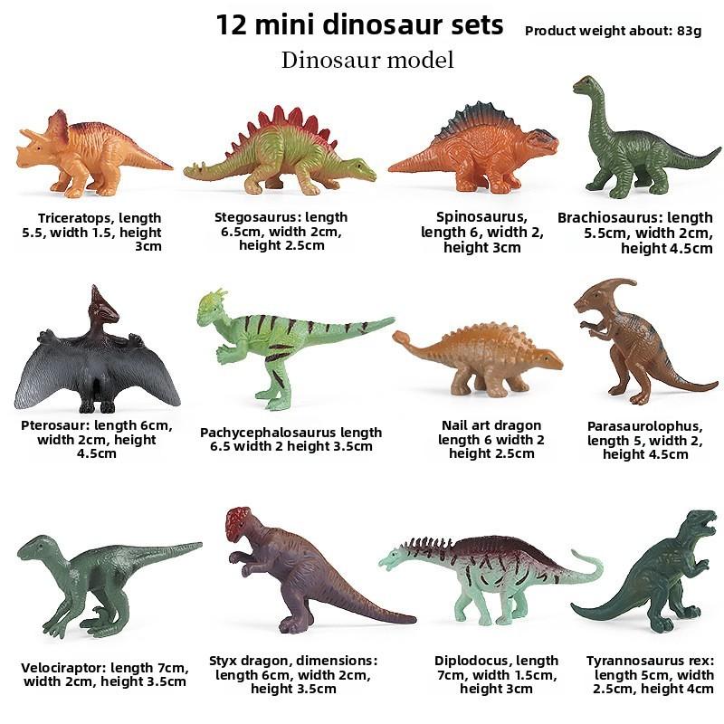 Miniature Wild Animal Figurines Collection With Static Plastic Figures For Home Display And Gift