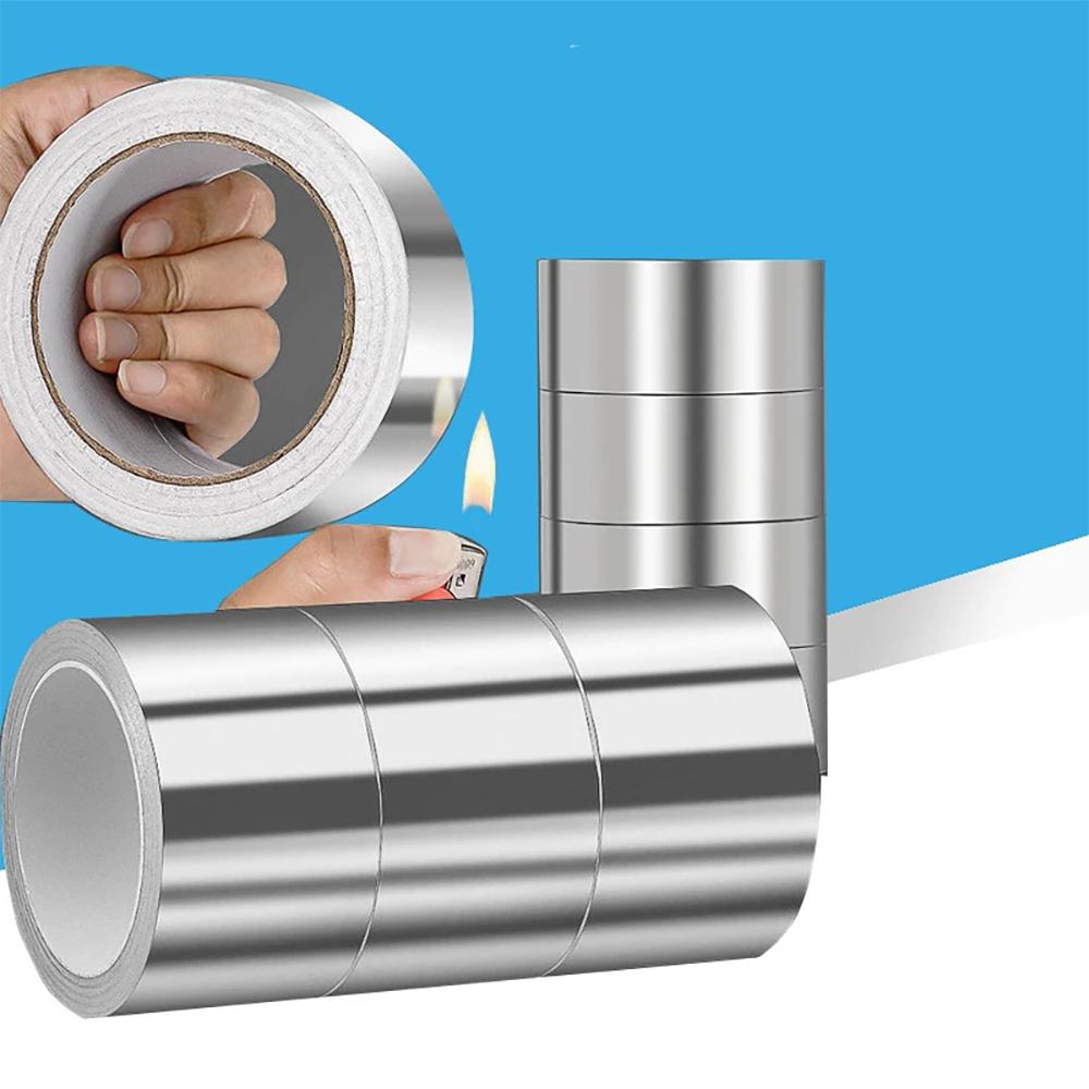 Алюминиевая фольга высокотемпературная лента для варочной панели самоклеящиеся жиронепроницаемые антиплесневые влагостойкие наклейки для столешниц кухни